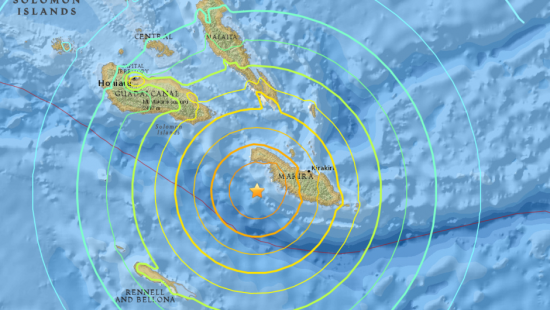 Alerta de tsunami tras terremoto de 7.7 grados en Islas Salomón fue levantada