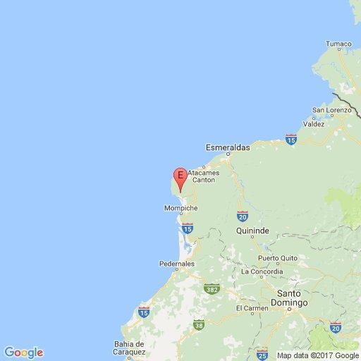 Un sismo de 5,2 grados sacude la localidad de Muisne, Esmeraldas
