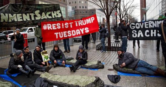Washington se alista para numerosas protestas por la investidura de Trump