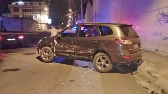 Autoridades investigan accidente de tránsito en la avenida 113, en Manta