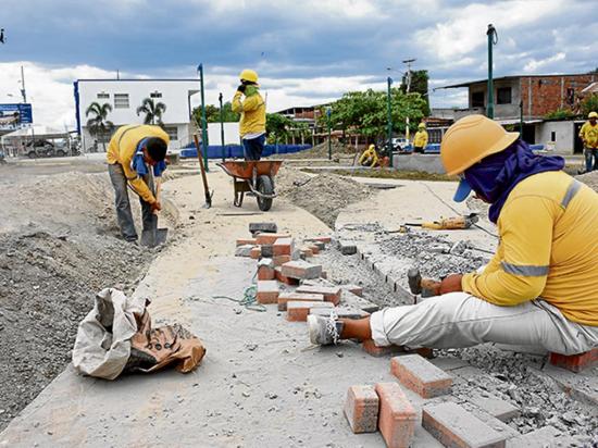 Construcción de parque en la Nuevo Portoviejo agrada a moradores