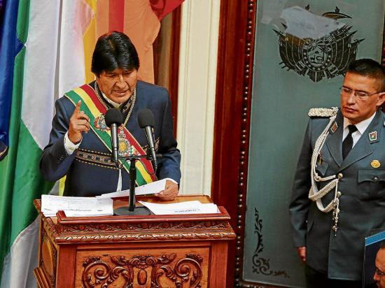 Morales aspira a la reelección