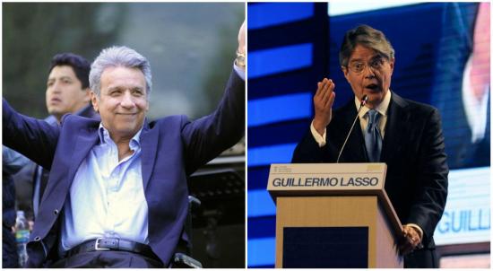 EXIT POLL: Lenin Moreno y Guillermo Lasso lideran tendencia electoral