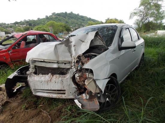 Dos accidentes de tránsito en Portoviejo dejaron tres personas heridas