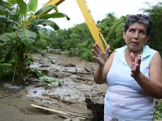2.062 familias afectadas por las intensas lluvias en Manabí
