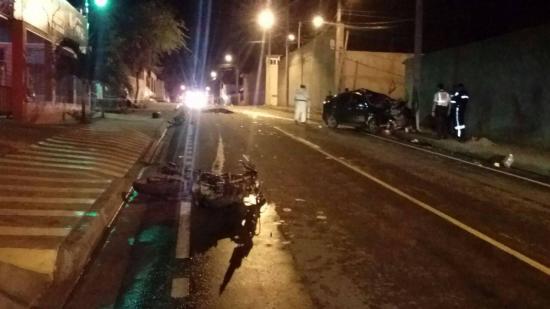 Una persona fallecida y otra herida tras accidente de tránsito en Manta