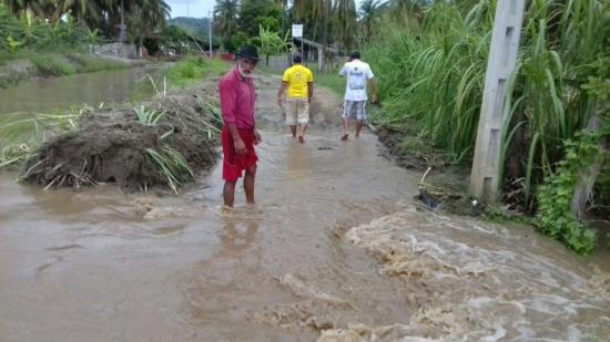 El río causa graves daños en el balneario Las Jaguas