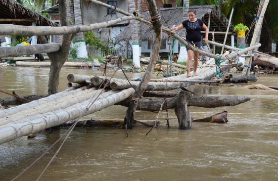 Lluvias dejan 3.835 viviendas afectadas en Manabí