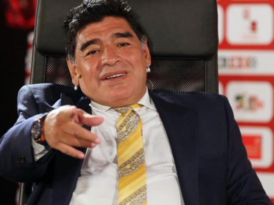 Maradona expresa  respaldo a Moreno