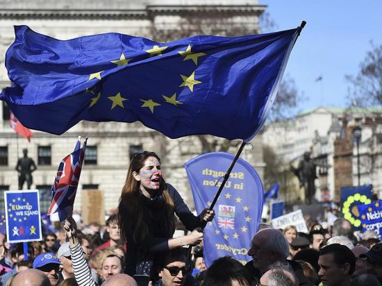 En Londres, miles le dicen “no” al “Brexit”