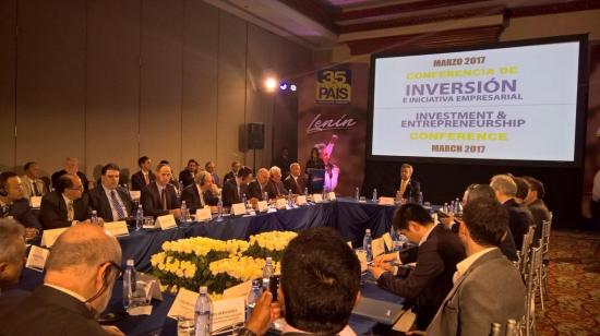 Lenín Moreno invita a empresas a invertir 38.000 millones en Ecuador