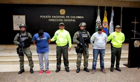 Capturan a dos ecuatorianos y dos colombianos pedidos en extradición por EE.UU.