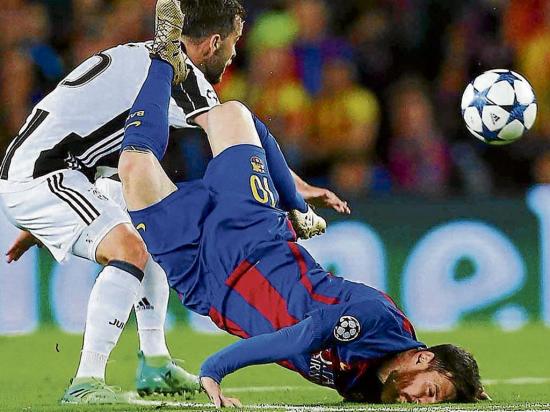 Barça y Messi se estrellan