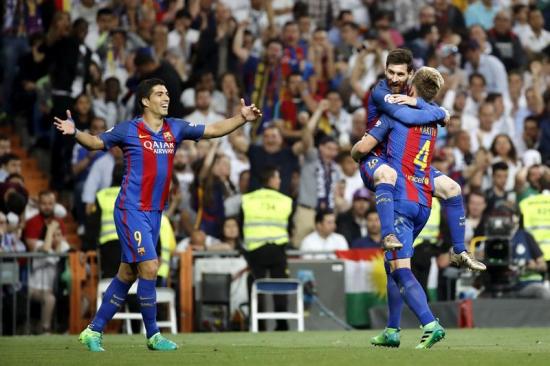 Messi resolvió el clásico, Barcelona venció 3-2 al Real Madrid