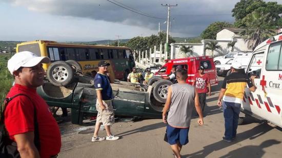 Accidente de tránsito deja una persona herida en Montecristi