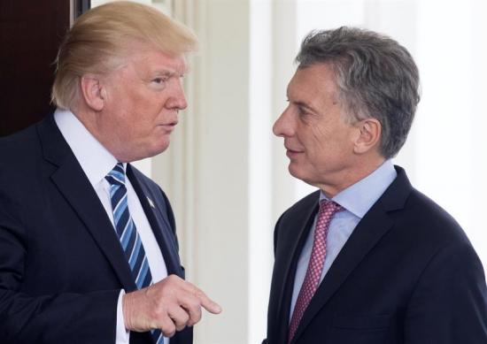 Macri destaca 'ambiente amistoso' y grandes oportunidades tras cita con Trump