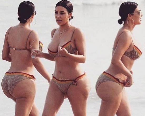 Seguidores de Kim Kardashian dejaron de seguirla tras filtración de fotos sin editar