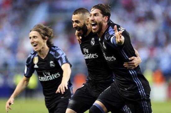 El Real Madrid conquista La Rosaleda y su trigésima tercera Liga