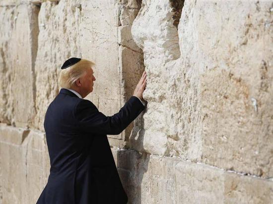 Trump llama a la paz en Israel