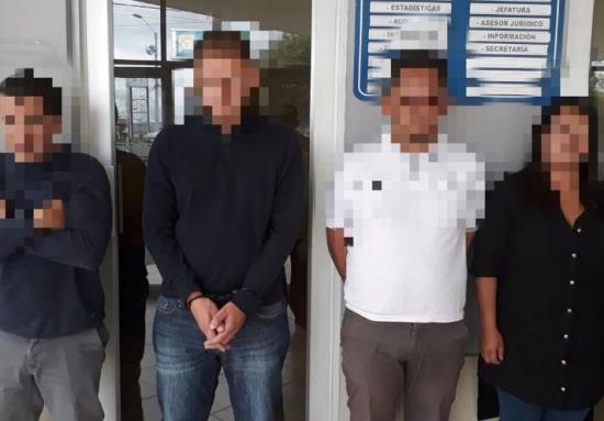 Cuatro colombianos detenidos en Cuenca por presunto delito de robo