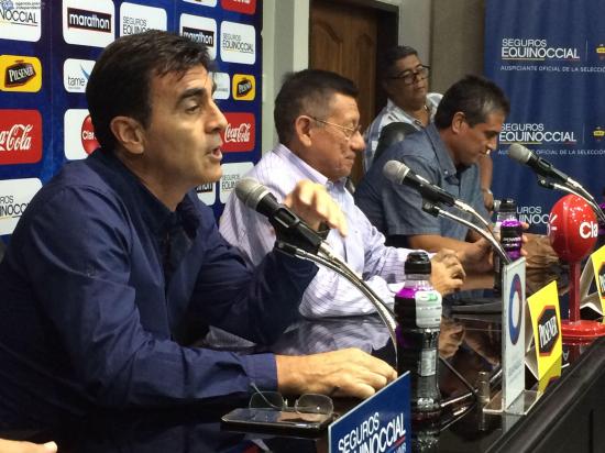 El DT Quinteros anuncia a los convocados a la Selección de Ecuador