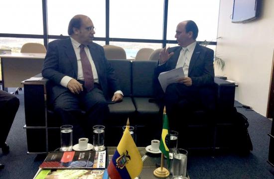 Ecuador acuerda con Brasil mecanismos de cooperación en caso Odebrecht
