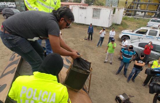 Cuatro detenidos con un 'narcotanquero' en Portoviejo
