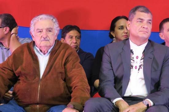 Mujica y Correa reflexionan en Montevideo sobre la actualidad de la izquierda