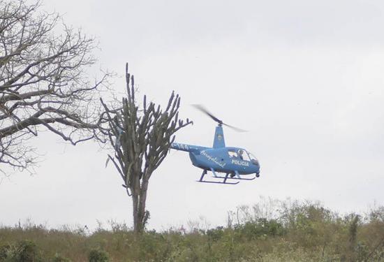 Helicóptero contra el robo de carros