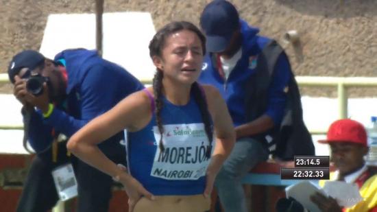 La ecuatoriana Glenda Morejón gana el oro en los 5.000 metros marcha del Mundial Sub-18