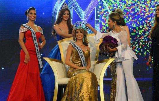 La corona del Miss World Ecuador se fue al Guayas