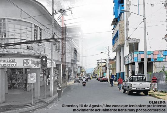 El centro de Portoviejo, desolado tras 15 meses del terremoto
