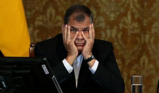 Expresidente Correa reacciona tras decisión de Moreno de dejar sin funciones a Glas