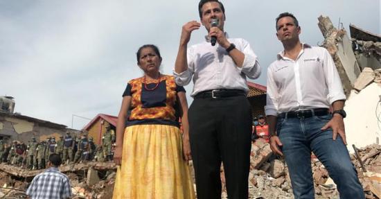 Ya son 61 los fallecidos por terremoto en México