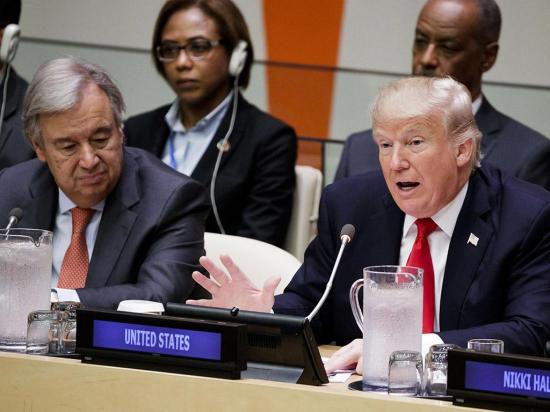 Trump propone cambios en la ONU