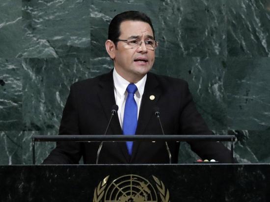 “Crisis proviene de años atrás”, dice el presidente de Guatemala