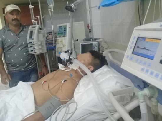 Motociclista en estado delicado de salud tras sufrir accidente de tránsito en Rocafuerte