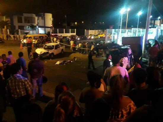 Manta: Choque en la avenida 4 de Noviembre deja 11 personas heridas
