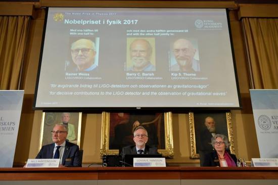 Nobel de Física para las ondas gravitacionales, una revolución en astrofísica