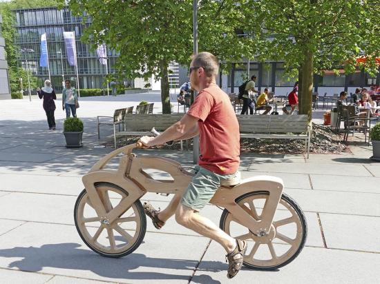 La bicicleta de madera del futuro