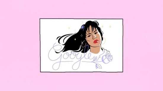 Google rinde homenaje a la cantante Selena Quintanilla con un 'Doodle'