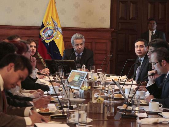 Frente anticorrupción entrega propuestas al presidente Moreno