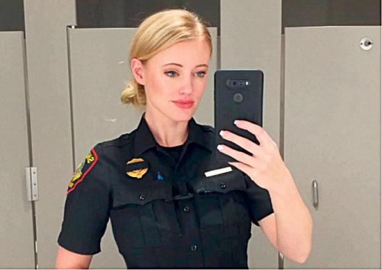 Haley Drew es la mujer policía que enloquece las redes sociales