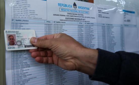 Los argentinos votan con normalidad en las elecciones legislativas