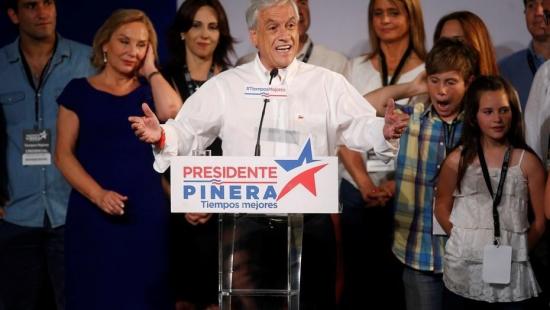 Piñera disputará a Guillier el 17 de diciembre la Presidencia de Chile