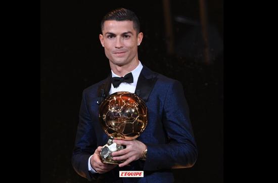 Cristiano Ronaldo gana su quinto Balón de Oro e iguala a Messi