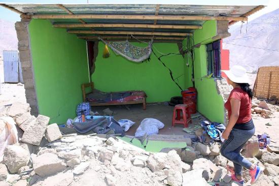 65 heridos y un fallecido es el saldo del terremoto en Perú