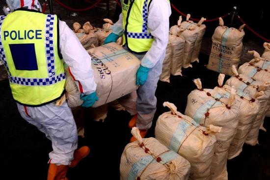 Sri Lanka destruye 928 kilos de cocaína procedentes de Ecuador