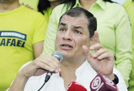 Anuncian la desafiliación de Rafael Correa de Alianza PAIS