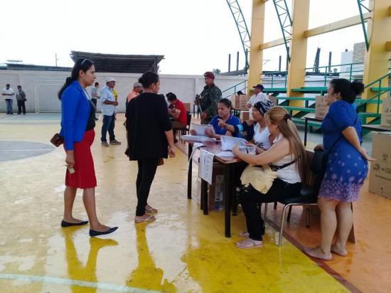 Poca afluencia de votantes en el cantón Quevedo, provincia de Los Ríos